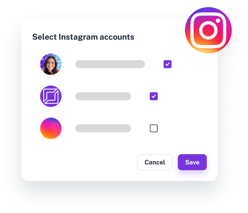 Instagram select accounts