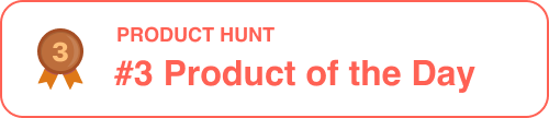 product hunt badge